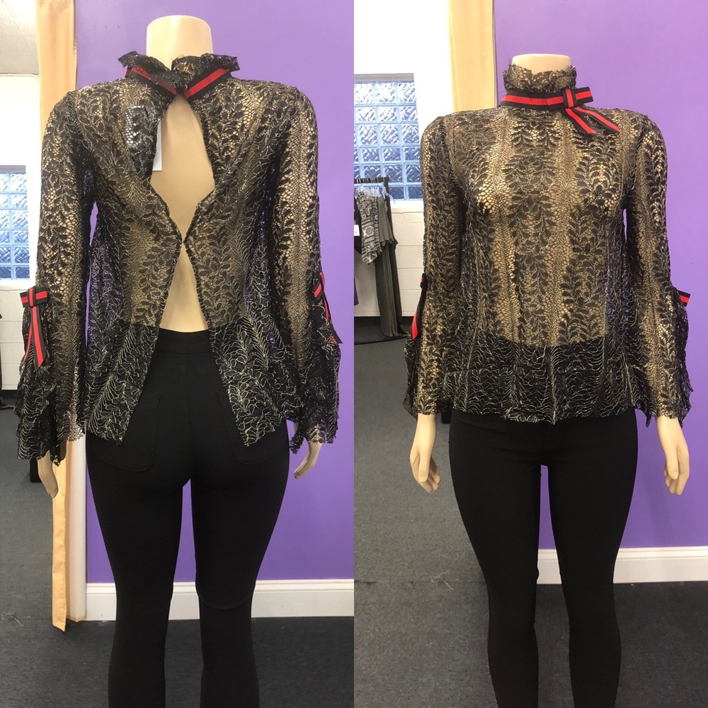 Mesh Blouse
